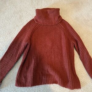 BP Rust Cowl Neck Sweater